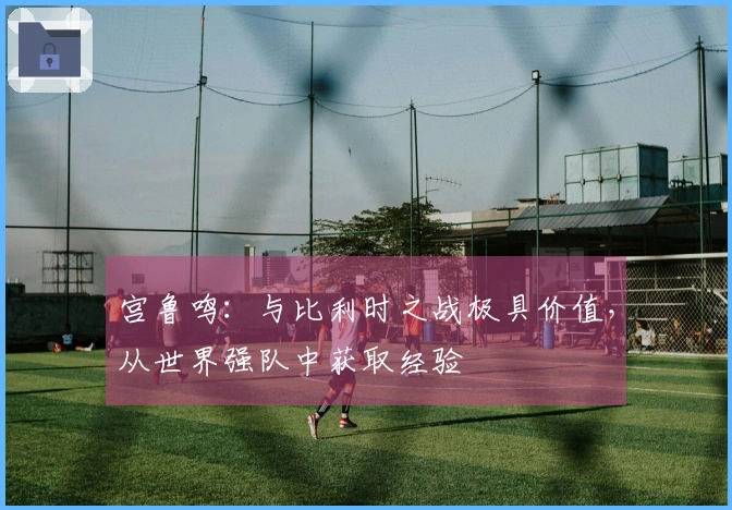 宫鲁鸣：与比利时之战极具价值，从世界强队中获取经验